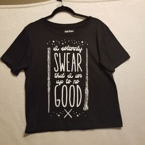 Harry Potter Youth XL T-Shirt Cotton Blend I Solemnly Swear I Am Up To No Good